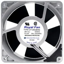 Royal Fan UT125C[B40] 200V 15/14W Ball Bearing Impedance Protected Cooling Fan